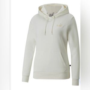 Puma Cream/Off-White Women's Pullover Hoodie